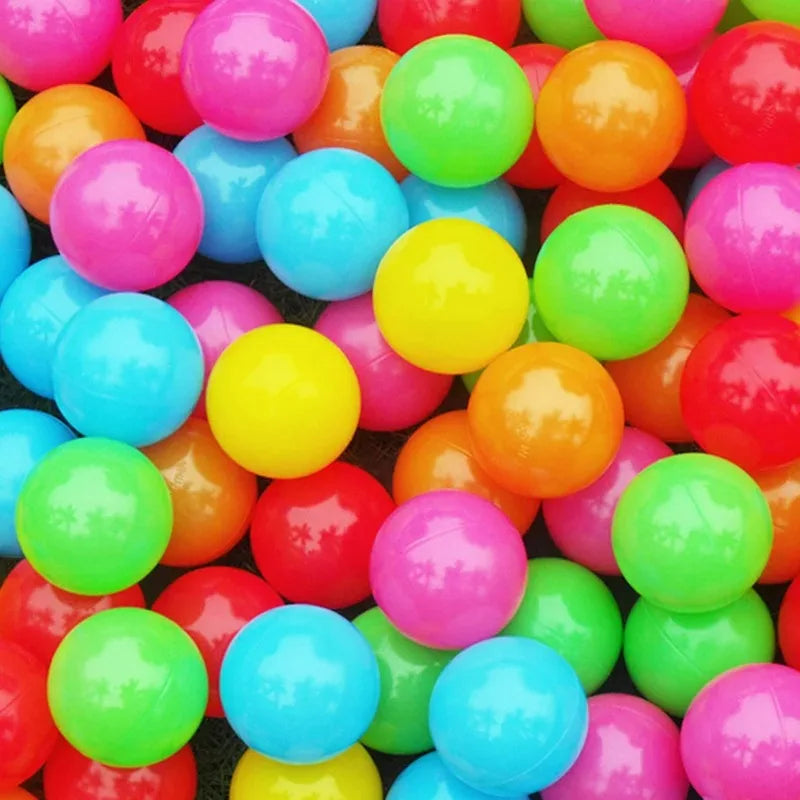 100PCS Colorful Plastic Ball Pit Balls