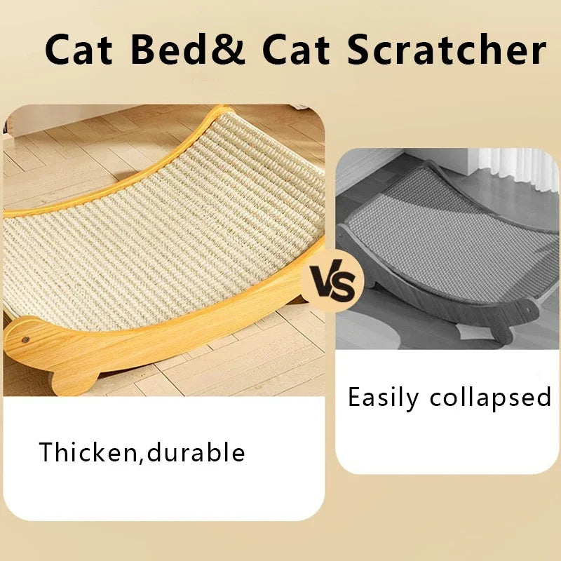 Cat Scratching Pads Cat Scratch Board Detachable Wear-resistant Multifuction Cats Sleeping Bed Kitten Grinding Cat Toys