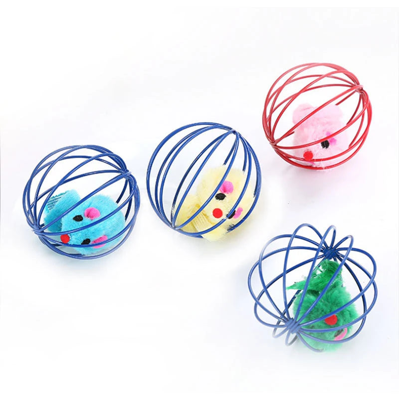 Colorful Cat Toy Ball