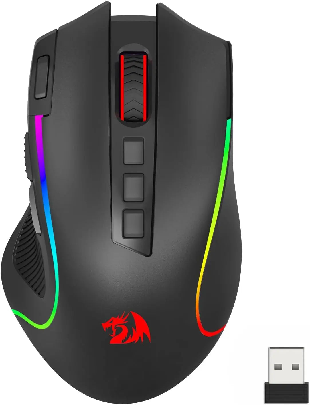 Redragon M612 PRO BT & 2.4 RGB Gaming Mouse – 8000 DPI, Wired/Wireless, 11 Programmable Buttons