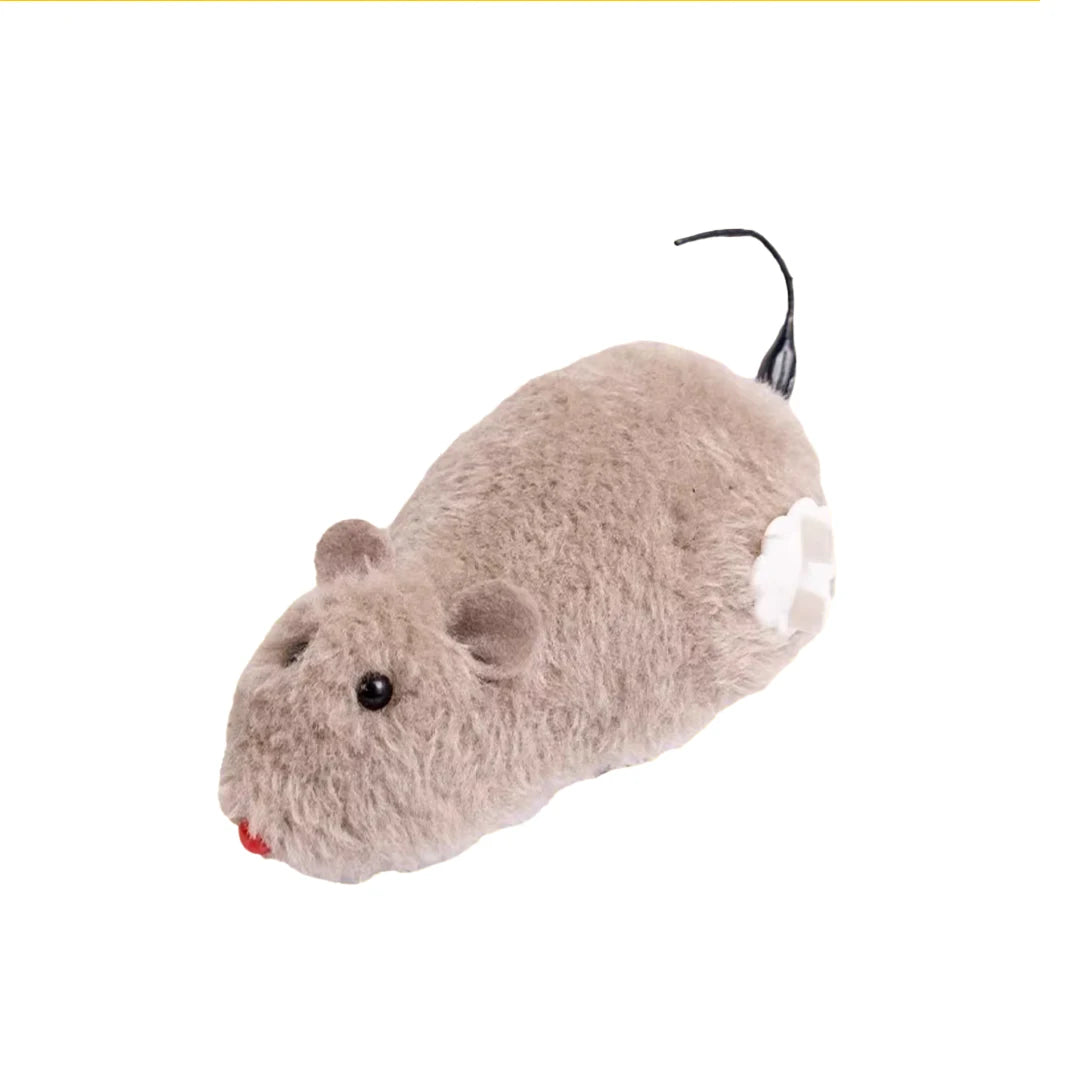 Cat Toys Clockwork Simulation Mouse No Batteries Durable Indoor Cat Hi-Lo Relieve Boredom Interactive Plush Toys Pet Toys