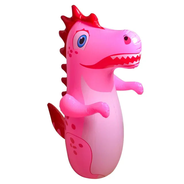 Tumbler Boxing Inflatable Dinosaur Punching Bag - Boys & Girls