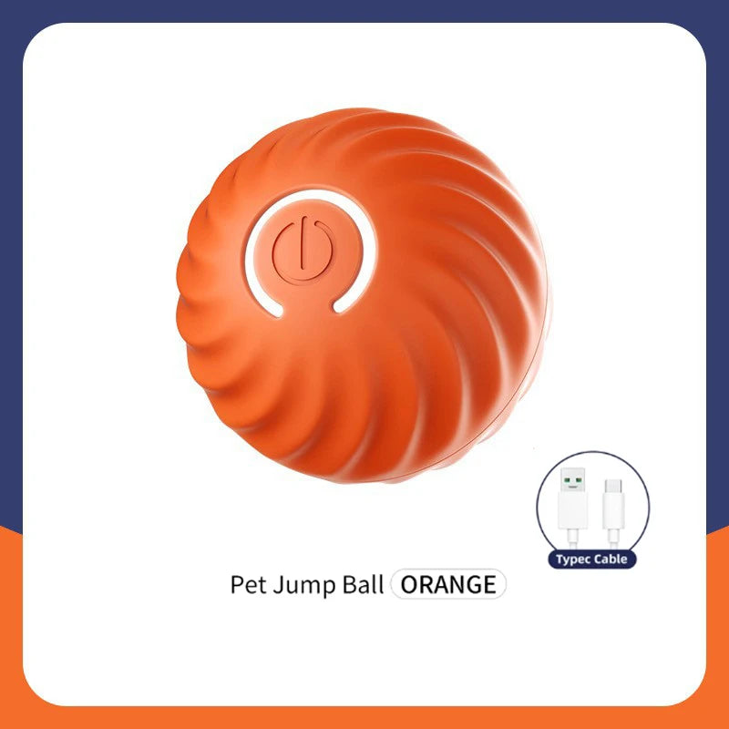 Smart Interactive Dog Toy Ball - USB Automatic Moving & Bouncing Pet Toy