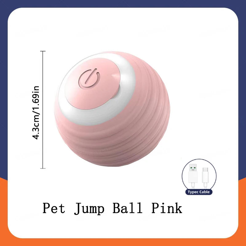 Smart Interactive Dog Toy Ball - USB Automatic Moving & Bouncing Pet Toy