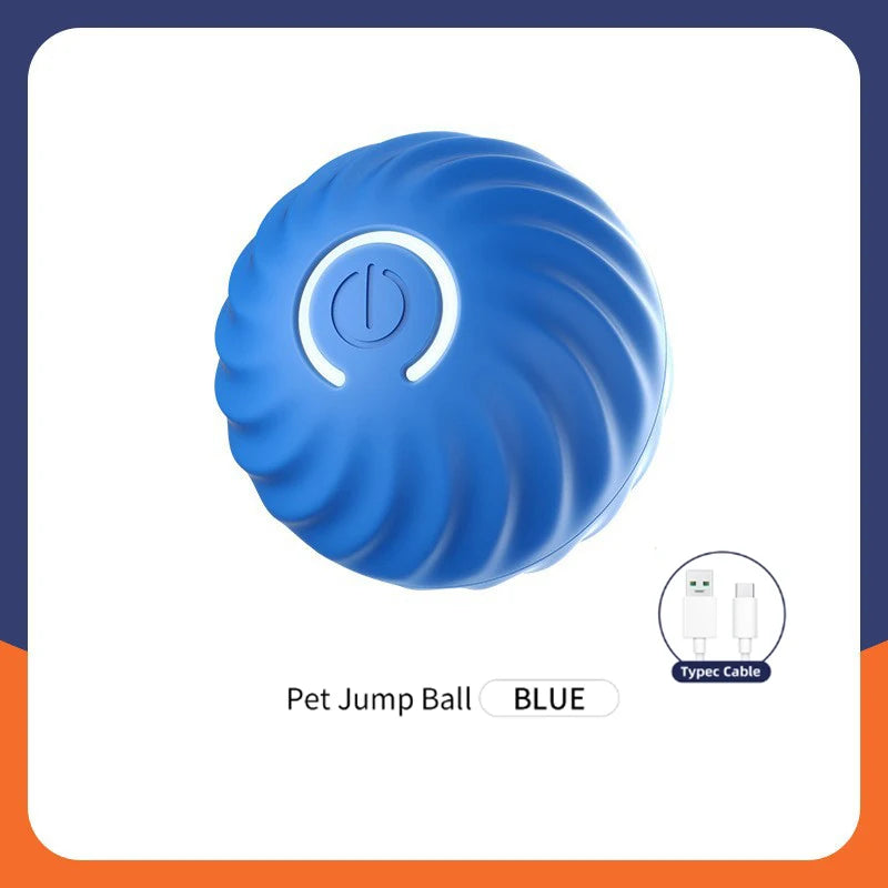 Smart Interactive Dog Toy Ball - USB Automatic Moving & Bouncing Pet Toy