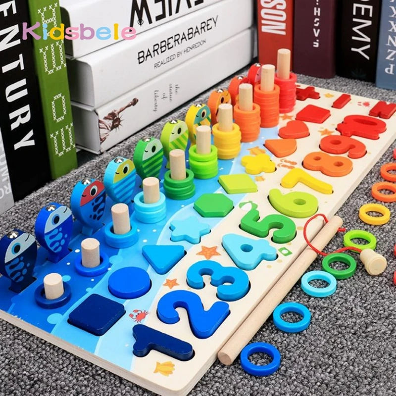 Montessori Math Fishing & Sorting Toy